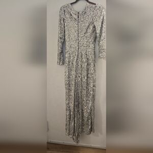 Custom Purple and Silver Dress